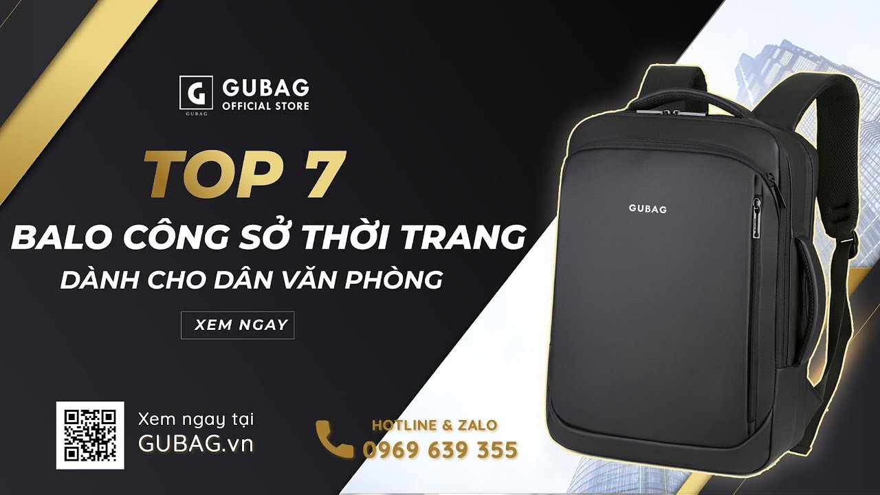 Top 7 Balo Công Sở Bán Chạy Nhất Gubano