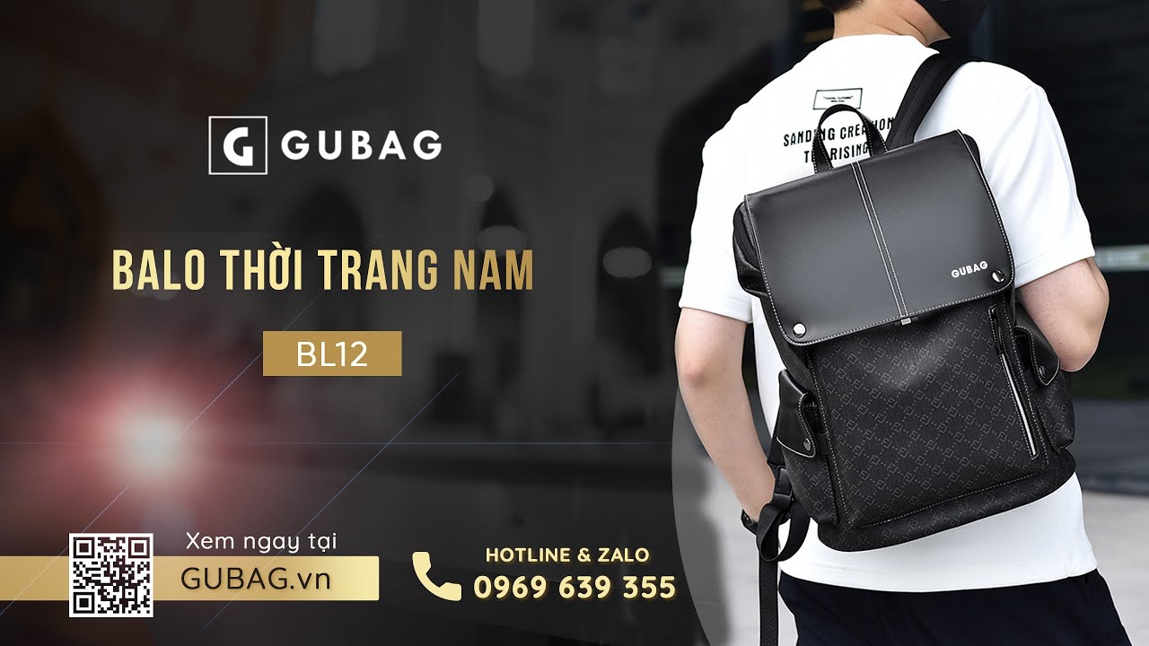 Balo thời trang nam hàng hiệu GB-BL12