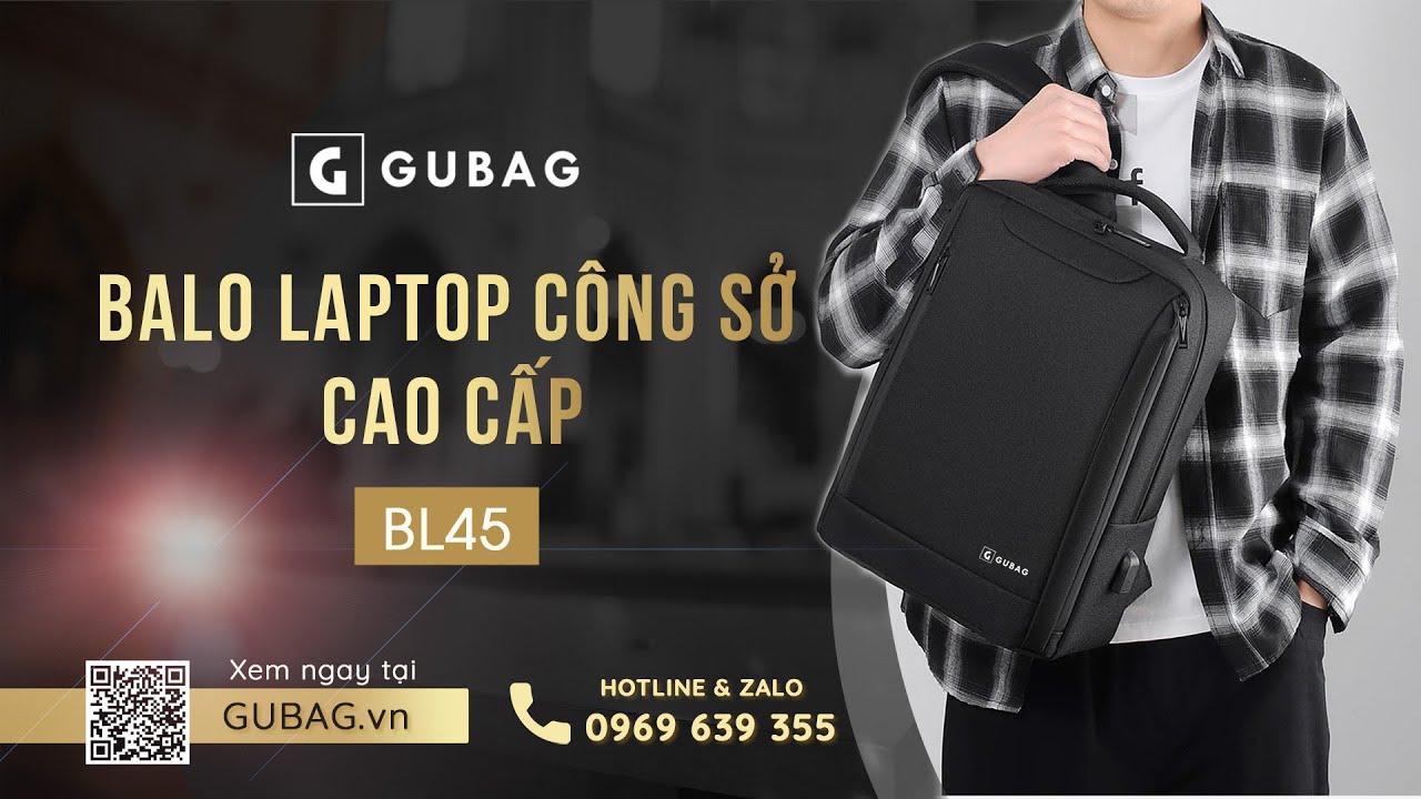 Balo chính hãng Gubano cao cấp GB-BL45