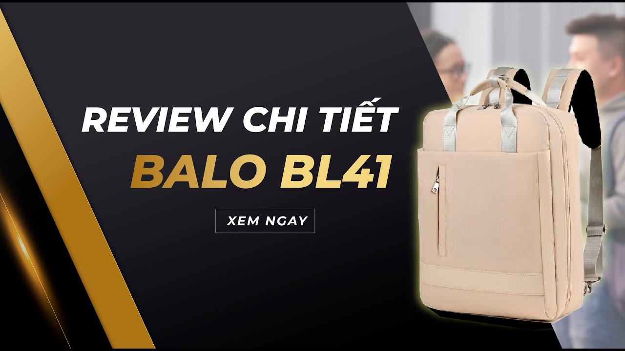 Review chi tiết balo laptop nữ cao cấp công sở GB-BL41