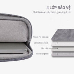 Túi chống sốc Macbook M1, M2 GB-CS03 chính hãng Gu Bag 14 Túi chống sốc Macbook M1 GB-CS03 chính hãng Gu Bag 5