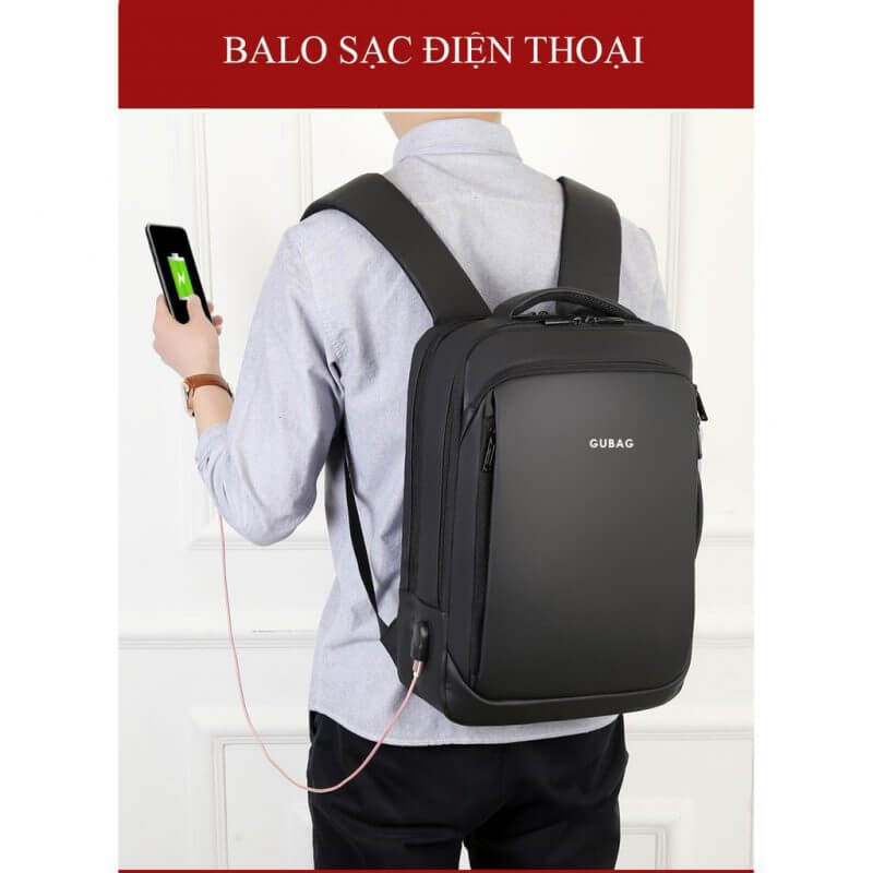 Top 08 kiểu balo công sở thời trang dành cho dân văn phòng 2 GB-BL02 – Balo công sở cao cấp cho nam