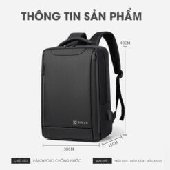 Balo chính hãng Gu Bag cao cấp GB-BL45 11 balo laptop nam nu cao cap gb bl45 6