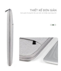 tui chong soc laptop 2 ngan chinh hang gu bag gb cs14