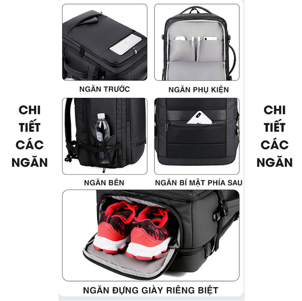 Top 5 mẫu balo size lớn nhiều ngăn bán chạy nhất 4 balo size lon nhieu ngan