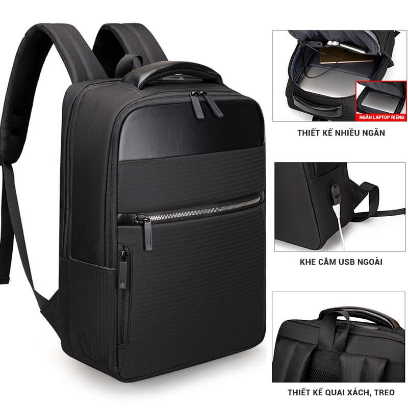 Balo nam cao cấp công sở G1-BL15 8 balo nam cao cap cong so thoi trang g1 bl15 7