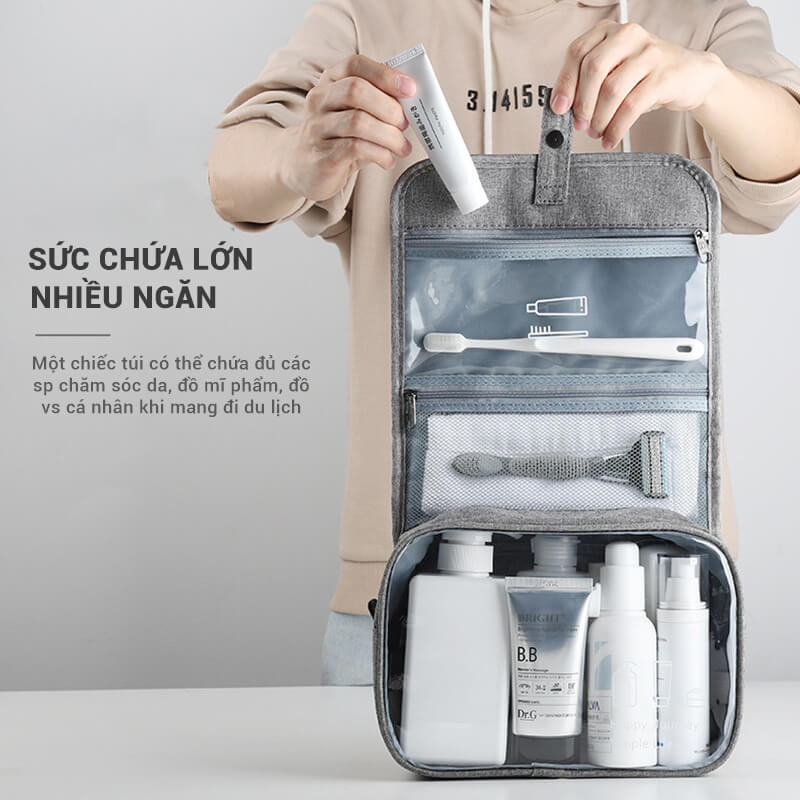 Túi đựng mỹ phẩm du lịch G1-MP01 8 tui dung my pham du lich gap gon chong nuoc g1 mp01 3