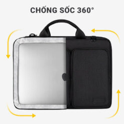 Cặp đựng laptop 14 inch cao cấp GB-TL19 11 Cặp đựng laptop 14 inch cao cấp GB-TL19