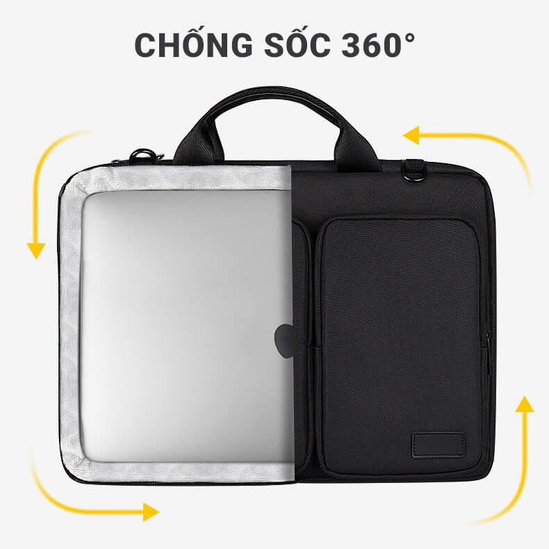 Cặp đựng laptop 14 inch cao cấp GB-TL19 3 Cặp đựng laptop 14 inch cao cấp GB-TL19