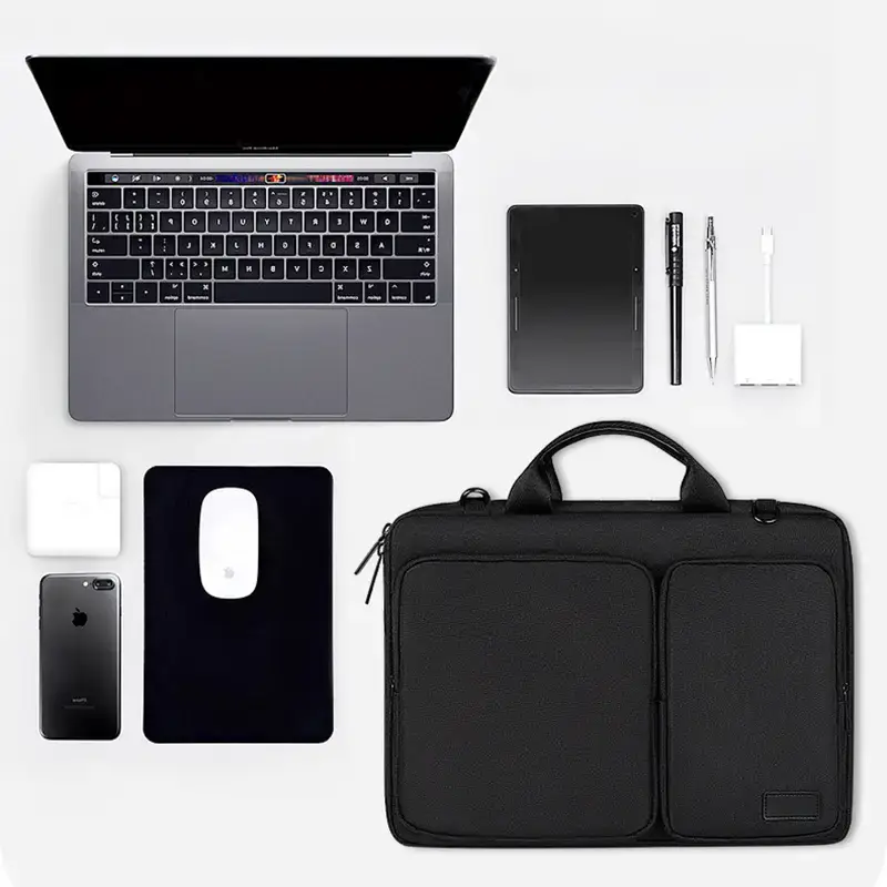 Cặp đựng laptop 14 inch cao cấp GB-TL19 22 Cap Dung Laptop 14 Inch Cao Cap GB TL19 9x