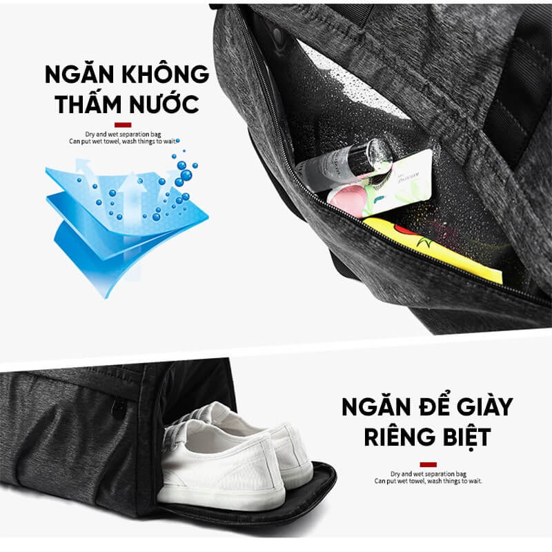 Túi đựng quần áo du lịch cao cấp GB-DL03 7 Túi đựng quần áo du lịch cao cấp GB-DL03