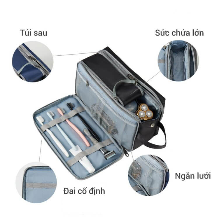 Nâng tầm nhan sắc của bạn cùng túi đựng mỹ phẩm Gubano 4 Túi đựng mỹ phẩm 4