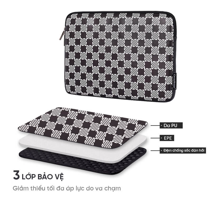 Túi chống sốc macbook 13.3 inch GB-CS17 6 Túi chống sốc macbook 13.3 inch GB-CS17