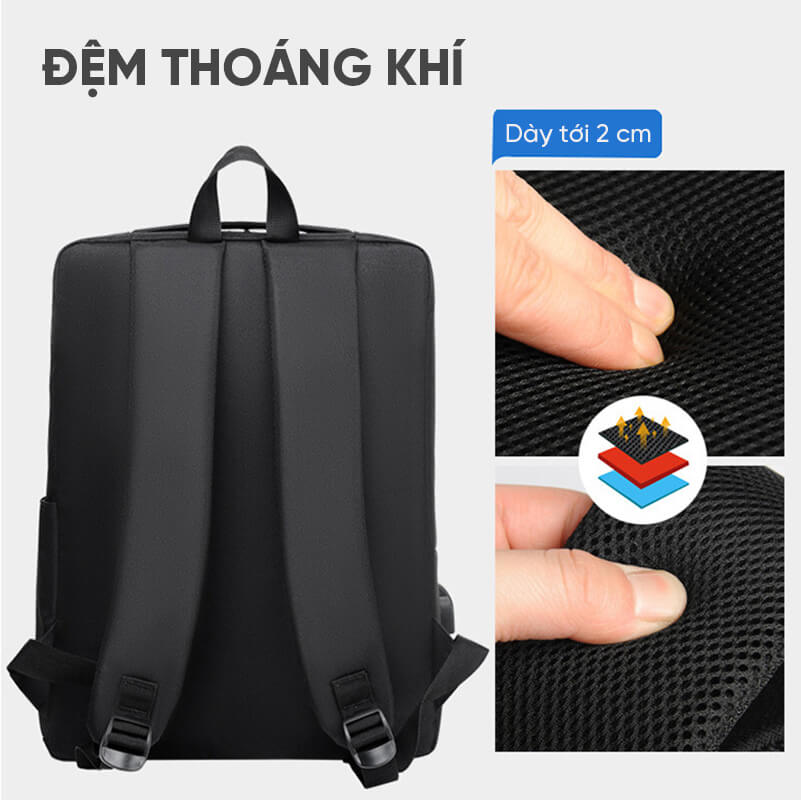 Balo đựng laptop siêu nhẹ GB-BL78 4 Balo đựng laptop siêu nhẹ GB-BL78