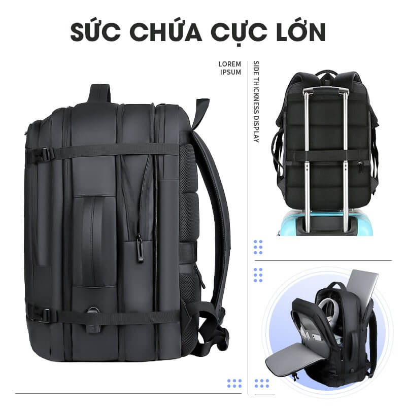 Balo du lịch công tác chính hãng GB-BL80 5 Balo du lịch công tác chính hãng GB-BL80