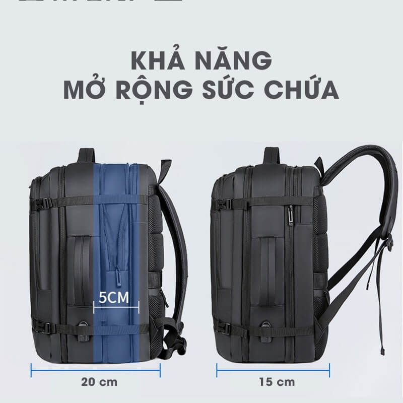 Balo du lịch công tác chính hãng GB-BL80 2 Balo du lịch công tác chính hãng GB-BL80