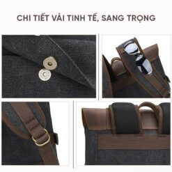 Balo nam vải canvas thời trang cao cấp GB-BL86