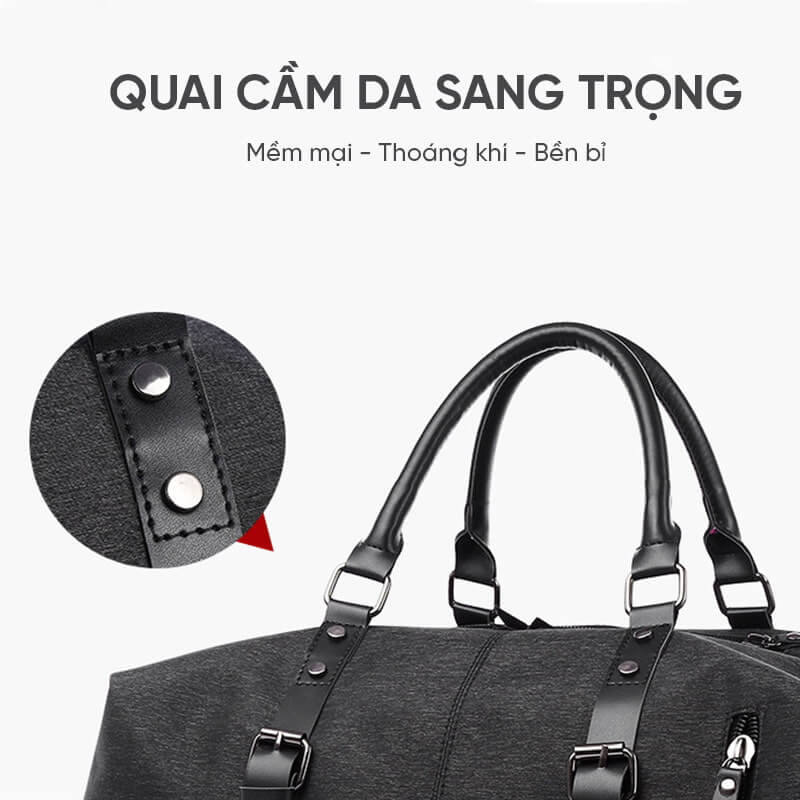 Túi xách du lịch nam hàng hiệu GB-DL05 4 Túi xách du lịch nam hàng hiệu GB-DL05
