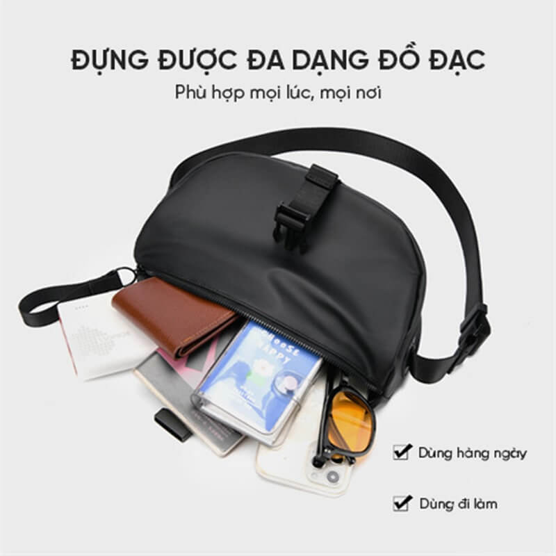 Túi chéo nam da GB-TC35 7 Túi chéo nam da GB-TC35