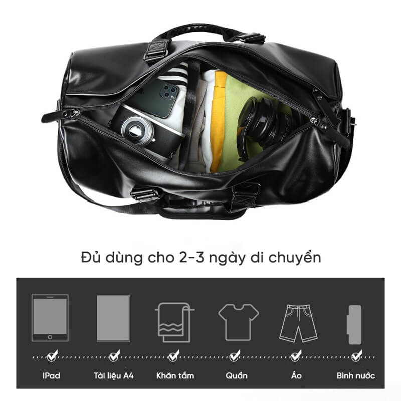Túi du lịch nam xách tay hàng hiệu GB-DL06 8 Túi du lịch nam xách tay hàng hiệu GB-DL06