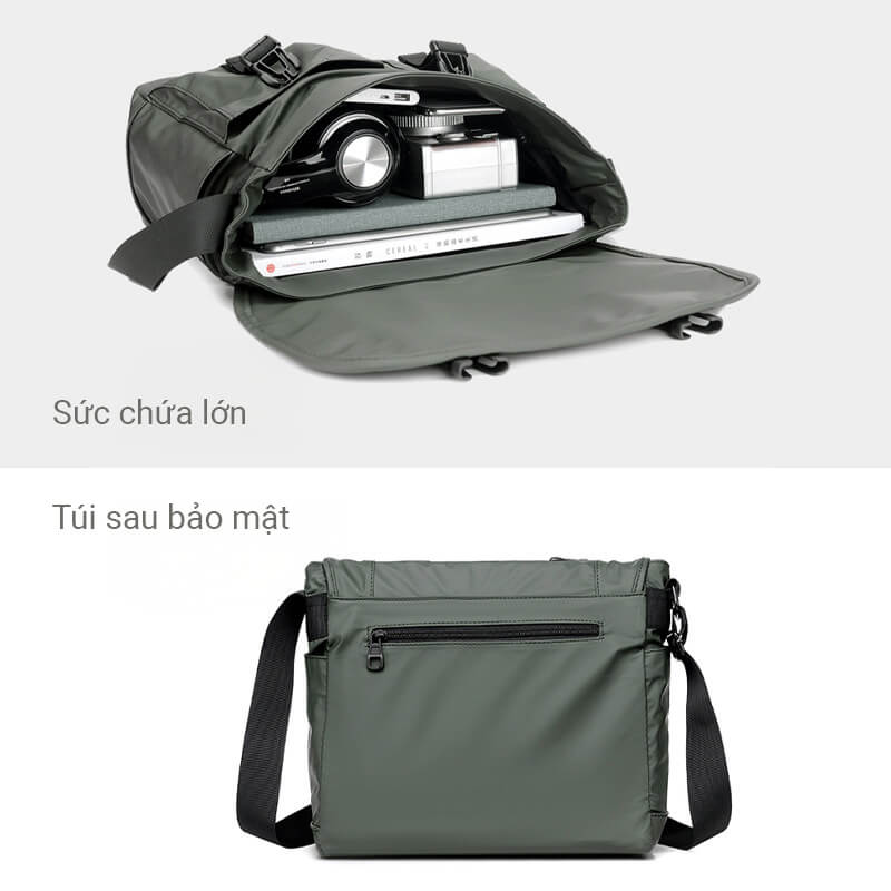 Túi messenger bag đeo chéo chống nước GB-TC37 6 Tui Messenger Bag Deo Cheo Chong Nuoc GB TC37 7