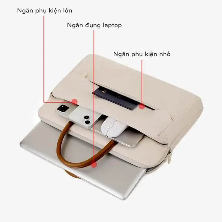 Túi xách laptop thời trang GB-TL39 5 Tui Deo Cheo Dung Laptop Nu Gb Tl39 10