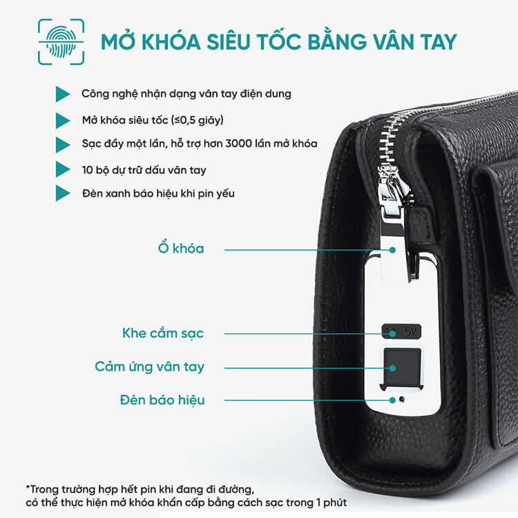 Túi cầm tay nam da bò GB-CL04 7 Tui Cam Tay Nam Da Bo Gb Cl04 7