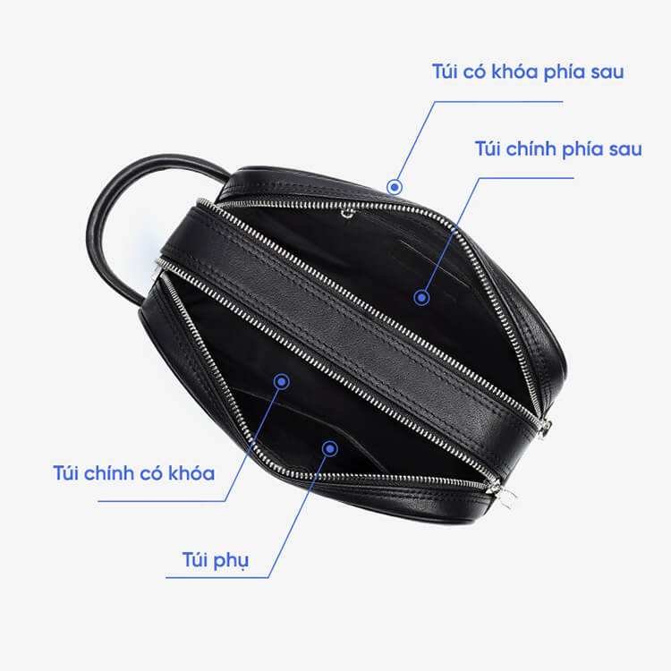 Túi cầm tay nam hàng hiệu da thật GB-CL05 3 Tui Cam Tay Nam Hang Hieu Da That Gb Cl05 12
