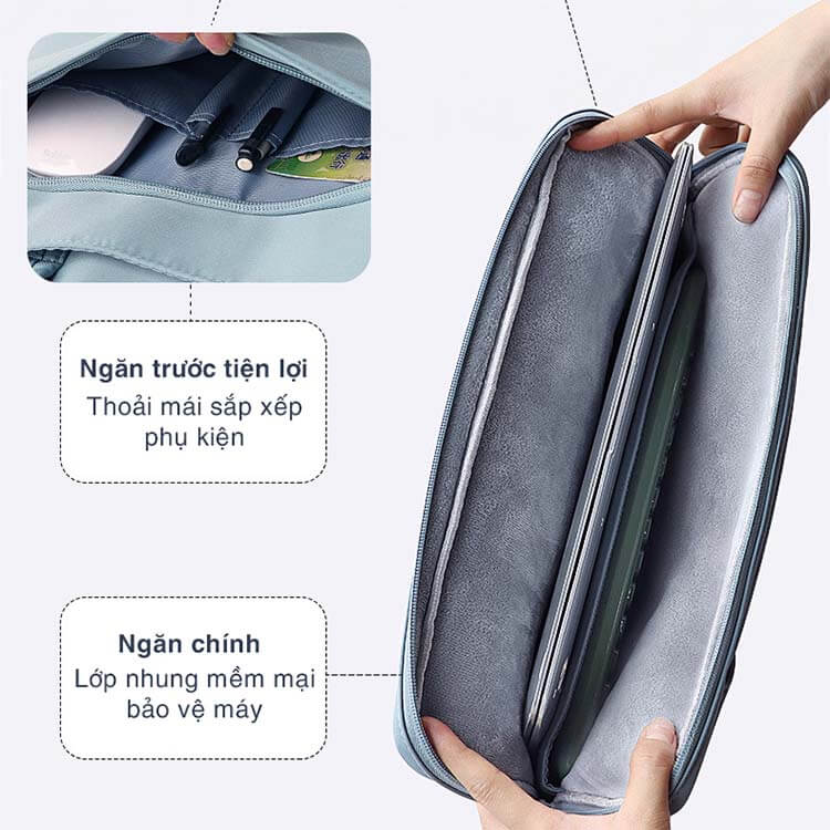 Túi đựng macbook 16 inch, 14 inch GB-TL45 11 Tui Dung Macbook 16 Inch 14 Inch Gb Tl45 5