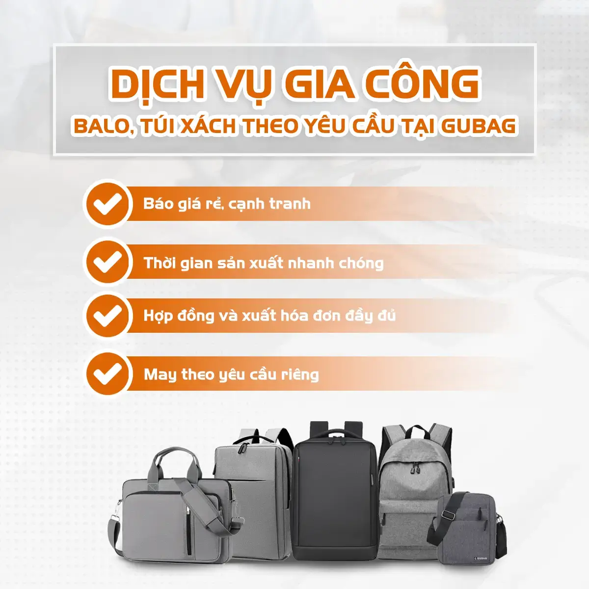 Nhan Gia Cong Balo Tui Xach Theo Yeu Cau So Luong Lon Gia Si 4