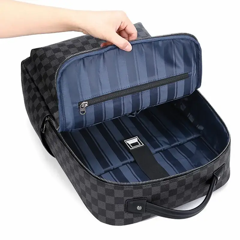 Balo da nam Hàn Quốc GB-BL107 14 Balo Da Nam Han Quoc Bl107 1