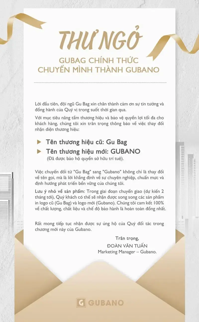 Từ Gubag đến Gubano: Hành trình nâng tầm thương hiệu và lời cam kết về "Gu" chất lượng 2 Thu Ngo Gubag Chinh Thuc Chuyen Minh Thanh Gubano
